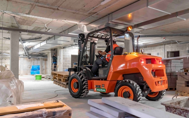Ausa C Series Rough Terrain Forklift Hire in Kent and East Sussex